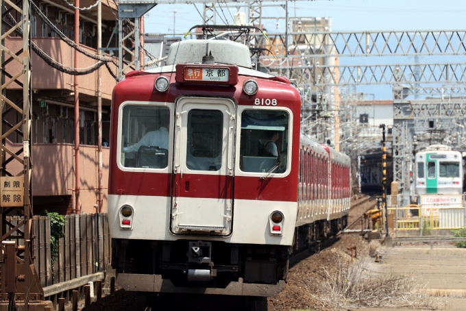 鉄道フォト・写真：近畿日本鉄道 近鉄8000系電車 8108 竹田駅 (京都府|近鉄) 鉄道フォト・写真 by norikadさん - 撮影日 2024/06/19 10:44