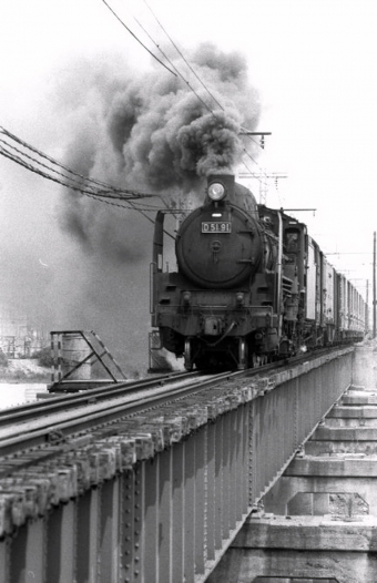 国鉄D51形蒸気機関車 D51-91 鉄道フォト・写真 by norikadさん 吹田駅 (JR)：1970年07月02日00時ごろ