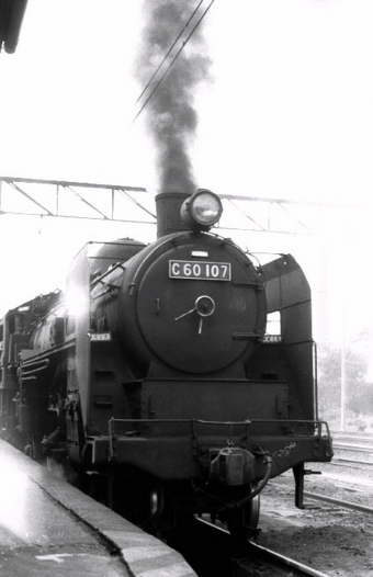 国鉄C60形蒸気機関車 C60-107 鉄道フォト・写真 by norikadさん 鹿児島駅：1970年07月17日00時ごろ