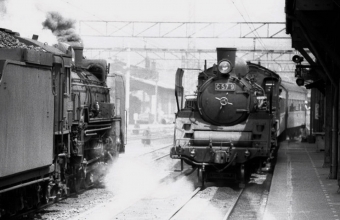 国鉄C57形蒸気機関車 C57-9 鉄道フォト・写真 by norikadさん 吉松駅：1970年07月17日00時ごろ