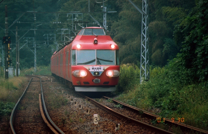 鉄道フォト・写真：名古屋鉄道 名鉄7000系電車 善師野駅 鉄道フォト・写真 by norikadさん - 撮影日 2001/09/30 00:00