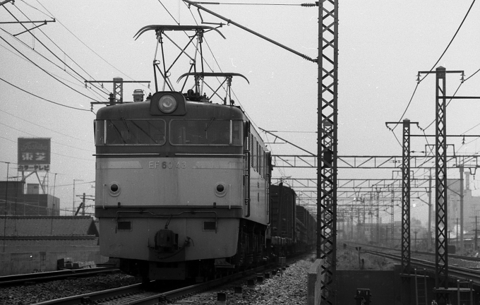 国鉄EF60形電気機関車 EF60-43 鉄道フォト・写真 by norikadさん 明石駅：1971年05月23日00時ごろ