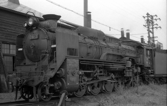 国鉄D61形蒸気機関車 D61-3 鉄道フォト・写真 by norikadさん 深川駅：1971年09月12日00時ごろ
