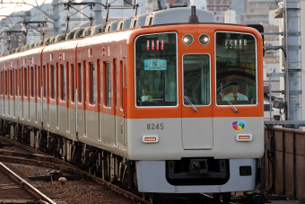 阪神8000系 8245F編成 (尼崎車庫) 鉄道フォト | レイルラボ(RailLab)