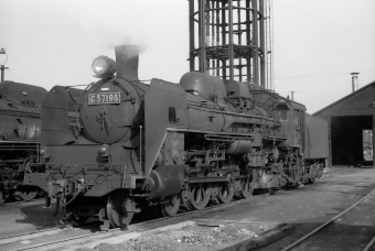 国鉄C57形蒸気機関車 C57-198 鉄道フォト・写真 by norikadさん ：1971年04月07日00時ごろ