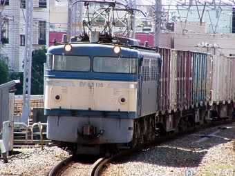 JR貨物 国鉄EF65形電気機関車 EF65-116 鉄道フォト・写真 by norikadさん 神戸駅 (兵庫県)：2003年09月09日10時ごろ