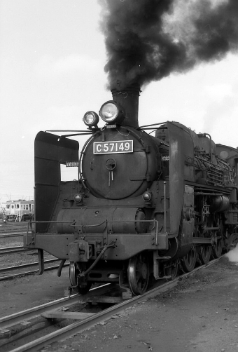 国鉄C57形蒸気機関車 C57-149 鉄道フォト・写真 by norikadさん 小樽駅：1971年09月13日00時ごろ