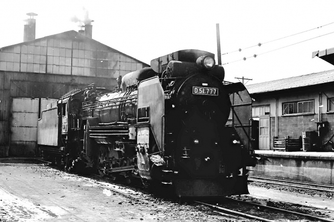 国鉄D51形蒸気機関車 D51-777 中津川駅 鉄道フォト・写真 by norikad