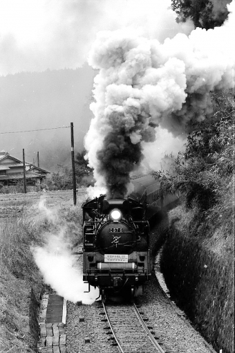 国鉄C57形蒸気機関車 サヨナラSLワカヤマライン C57 6 鉄道フォト・写真 by norikadさん 北宇智駅：1972年03月12日00時ごろ