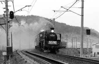 国鉄C57形蒸気機関車 C57 80 鉄道フォト・写真 by norikadさん 庭瀬駅：1972年03月26日00時ごろ