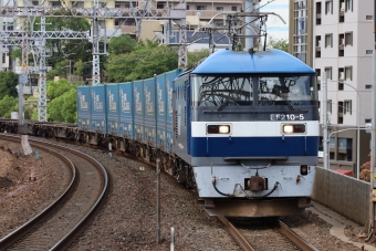 JR貨物 EF210形 EF210-5 鉄道フォト・写真 by norikadさん 元町駅 (兵庫県|JR)：2020年10月13日08時ごろ