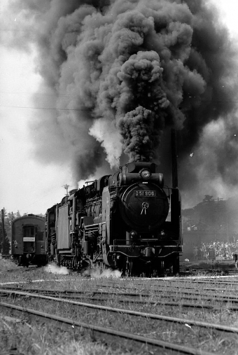 国鉄D51形蒸気機関車 D51-906 鉄道フォト・写真 by norikadさん ：1972年10月01日00時ごろ