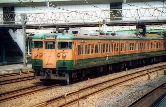 JR東日本 国鉄115系電車 鉄道フォト・写真 by norikadさん 日暮里駅 (JR)：1990年06月23日00時ごろ