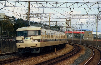 JR西日本 国鉄117系電車 鉄道フォト・写真 by norikadさん 須磨駅：1987年02月01日00時ごろ