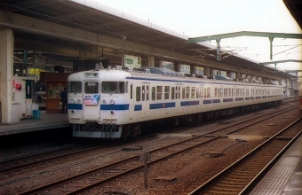 JR九州 421系 鉄道フォト・写真 by norikadさん 博多駅 (JR)：1990年02月12日00時ごろ