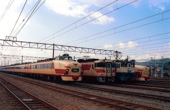 JR西日本 国鉄485系電車 鉄道フォト・写真 by norikadさん ：1987年10月17日00時ごろ