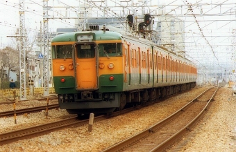 JR西日本 国鉄115系電車 鉄道フォト・写真 by norikadさん 須磨駅：1993年02月27日00時ごろ