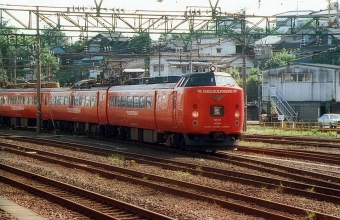 JR九州 国鉄485系電車 鉄道フォト・写真 by norikadさん 熊本駅：1992年07月25日00時ごろ