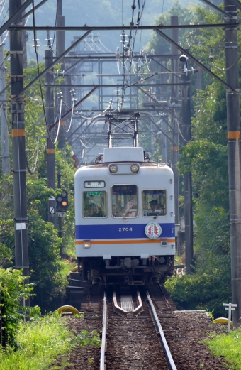 和歌山電鐵 2270系電車 2704 鉄道フォト・写真 by norikadさん 大池遊園駅：2016年08月02日15時ごろ