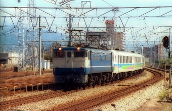 JR西日本 国鉄EF65形電気機関車 鉄道フォト・写真 by norikadさん 鷹取駅：1989年10月15日00時ごろ
