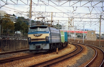 国鉄EF66形電気機関車 EF66-15 鉄道フォト・写真 by norikadさん 須磨駅：1987年02月01日00時ごろ