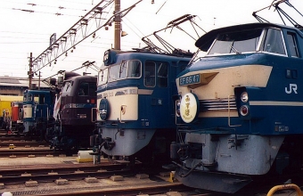 JR貨物 国鉄EF66形電気機関車 EF66-47 他 鉄道フォト・写真 by norikadさん ：1987年08月22日00時ごろ