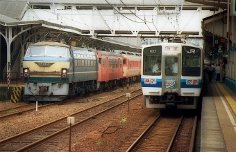 JR貨物 国鉄EF66形電気機関車 EF66-8 鉄道フォト・写真 by norikadさん 岡山駅：1990年08月18日00時ごろ