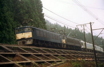 JR東日本 国鉄EF63形電気機関車 EF63-12 鉄道フォト・写真 by norikadさん 横川駅 (群馬県)：1997年07月12日00時ごろ