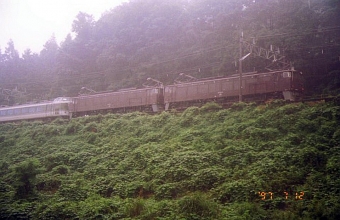 JR東日本 国鉄EF63形電気機関車 鉄道フォト・写真 by norikadさん 横川駅 (群馬県)：1997年07月12日00時ごろ