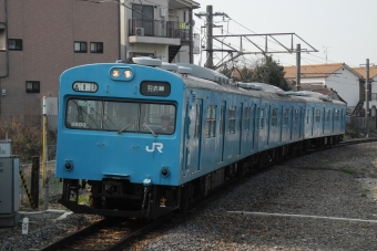 JR西日本 国鉄103系電車 クモハ103 鉄道フォト・写真 by Jaguar233さん 鳳駅：2016年02月27日10時ごろ