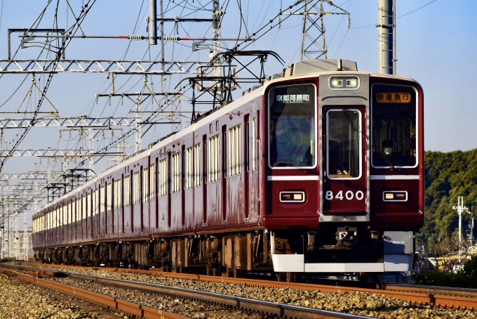 阪急電鉄 阪急8300系電車 Classic 8300 8400 高槻市駅 鉄道フォト 