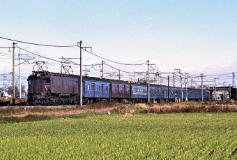 国鉄EF57形電気機関車 ＥＦ５７７ 鉄道フォト・写真 by Petsさん 栗橋駅 (JR)：1975年11月24日09時ごろ