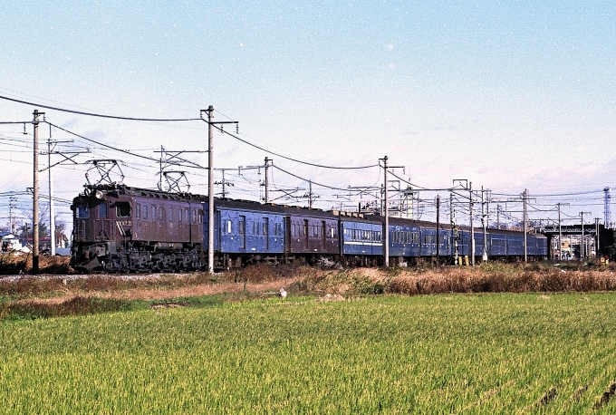国鉄EF57形電気機関車 ＥＦ５７７ 鉄道フォト・写真 by Petsさん 栗橋駅 (JR)：1975年11月24日09時ごろ