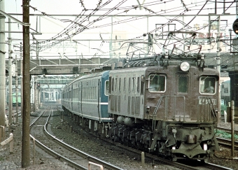 国鉄EF57形電気機関車 はくつる51号　推進回送 EF5711 鉄道フォト・写真 by Petsさん ：1976年08月15日00時ごろ