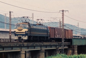 国鉄EF66形電気機関車 EF66 3 鉄道フォト・写真 by 北東航1さん 西川原駅：1986年09月14日00時ごろ