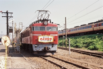 国鉄EF70形電気機関車 EF70 13 鉄道フォト・写真 by 北東航1さん 敦賀駅 (JR)：1985年07月29日00時ごろ