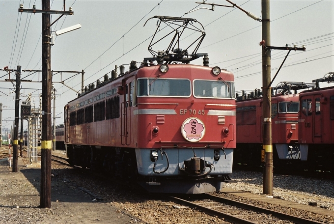 国鉄EF70形電気機関車 EF70 45 鉄道フォト・写真 by 北東航1さん 敦賀駅 (JR)：1985年07月29日00時ごろ