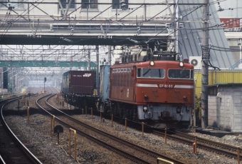 JR東日本 国鉄EF81形電気機関車 EF81 60 鉄道フォト・写真 by 北東航1さん 南柏駅：1997年06月15日00時ごろ