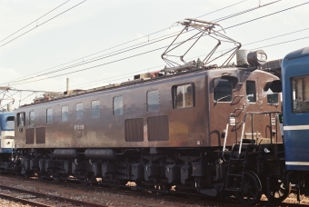 国鉄EF15形電気機関車 EF15 158 鉄道フォト・写真 by 北東航1さん 御坊駅 (JR)：1986年02月23日00時ごろ
