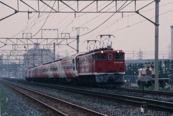JR東日本 国鉄EF65形電気機関車 EF65 1019 鉄道フォト・写真 by 北東航1さん 宇都宮駅：1992年04月18日00時ごろ