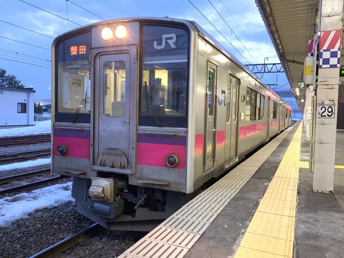 JR東日本 クハ700形 クハ700-14 鉄道フォト・写真 by spockerさん 青森駅 (JR)：2019年02月26日06時ごろ