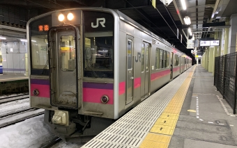 JR東日本 クモハ701形 クモハ701-3 鉄道フォト・写真 by spockerさん 弘前駅 (JR)：2019年02月25日19時ごろ