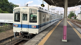 東武鉄道 802-1 鉄道フォト・写真 by spockerさん 渡瀬駅 (群馬県)：2015年06月10日15時ごろ