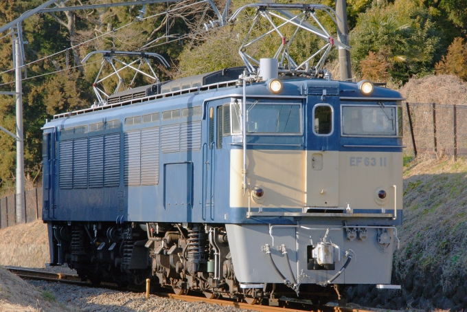 JR東日本 国鉄EF63形電気機関車 EF63-11 鉄道フォト・写真 by ちゃぽんさん 横川駅 (群馬県)：2010年01月10日14時ごろ