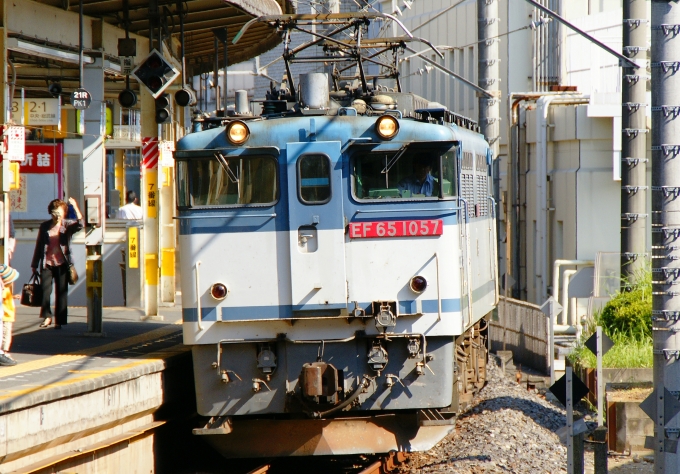 JR貨物 国鉄EF65形電気機関車 EF65-1057 鉄道フォト・写真 by ちゃぽんさん 千葉駅 (JR)：2009年09月20日14時ごろ