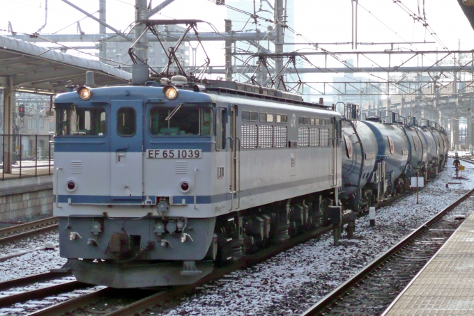JR貨物 国鉄EF65形電気機関車 EF65-1039 鉄道フォト・写真 by ちゃぽんさん 大宮駅 (埼玉県|JR)：2008年02月10日08時ごろ