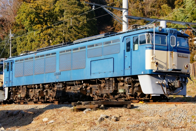 国鉄EF63形電気機関車 EF63-24 鉄道フォト・写真 by ちゃぽんさん 横川駅 (群馬県)：2010年01月10日14時ごろ