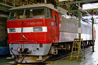 JR貨物 EF500形 EF500-901 鉄道フォト・写真 by ちゃぽんさん 矢賀駅：2011年10月23日12時ごろ