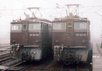 JR東日本 国鉄EF63形電気機関車 EF63-25 鉄道フォト・写真 by ちゃぽんさん 軽井沢駅 (JR)：1997年09月17日14時ごろ
