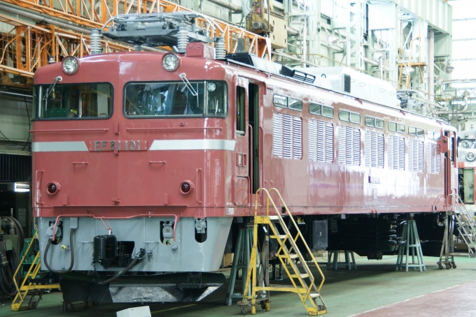 JR西日本 国鉄EF81形電気機関車 EF81-101 松任駅 鉄道フォト・写真 by